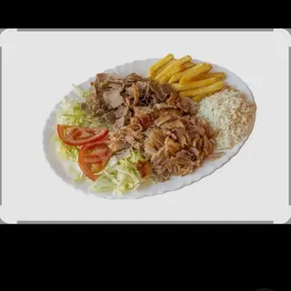 Plato arroz  patatas 