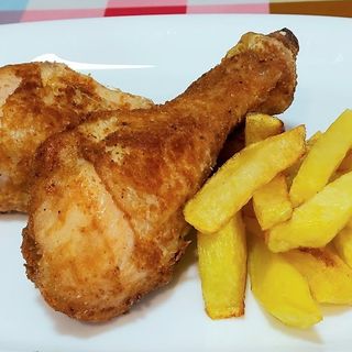 Plato muslo de pollo