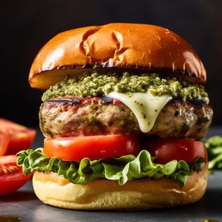 Hamburguesa a la italiana 