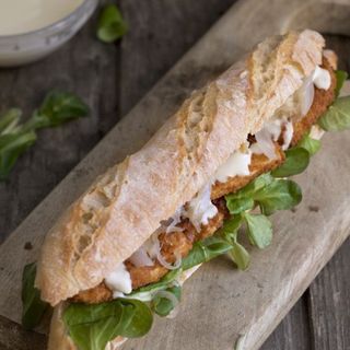 Bocadillo de pollo a la plancha