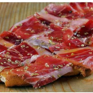 Tostada de jamón serrano