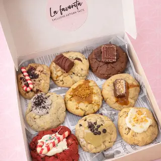 Caja 9 cookies variadas