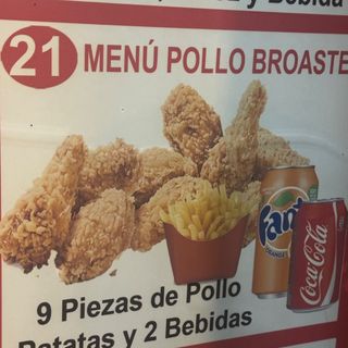 Menú Pollo Broaster