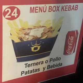 Menú Box Kebab.