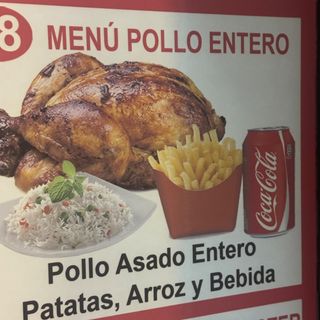 Menú Pollo Entero