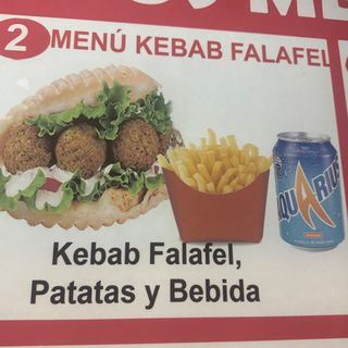 Menú Kebab Falafel