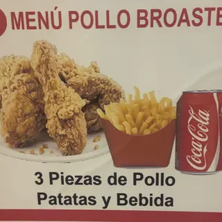 Menú Pollo Broaster