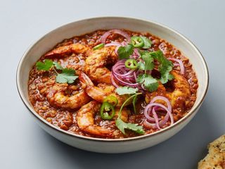 Prawns dopiaza 