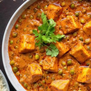 Matar paneer 
