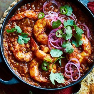 Prawns dopiaza