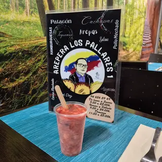 HELADO DE SALPICON DE FRUTAS O TIZANA.