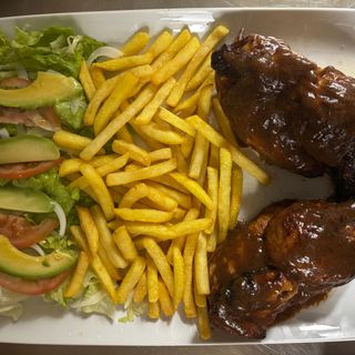 Pollo asado entero