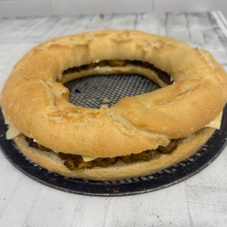 Rosca de pinchos de cerdo