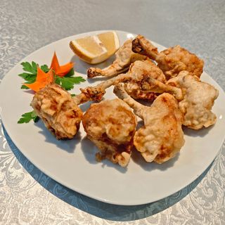 Bolas de pollo frito