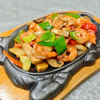 Langostino Con Ajo A La Plancha