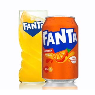 Fanta Naranja lata 330ml.