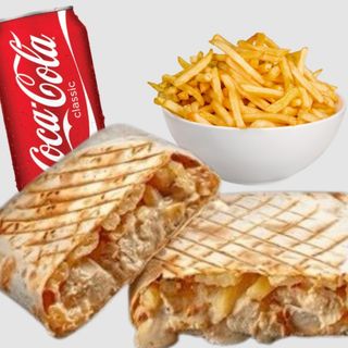 TACO FRANCES COCA-COLA Y FRITAS