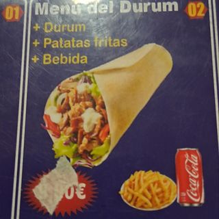 Menú del durum