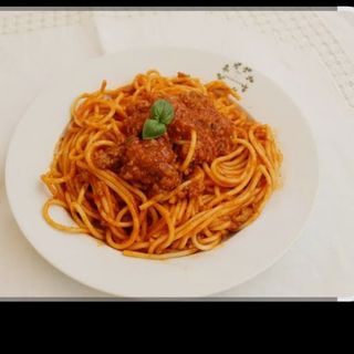 Espagueti con boloñesa