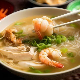  Sopa de fideos arros de marisco