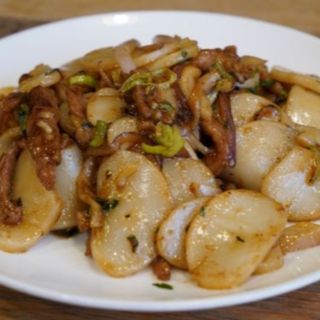 Pasta d arroz de ternera