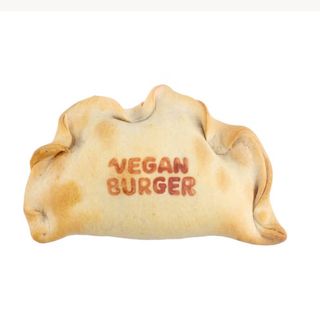 Empanada vegan burger