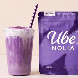 Ube latte