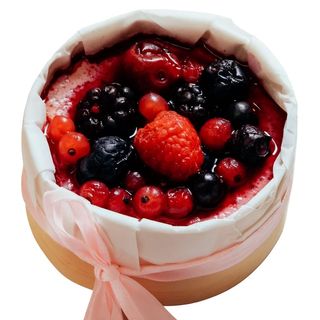 Mini tarta de queso con arándanos 