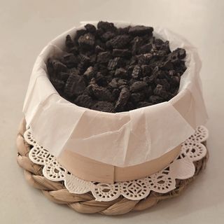 Mini tarta de queso oreo