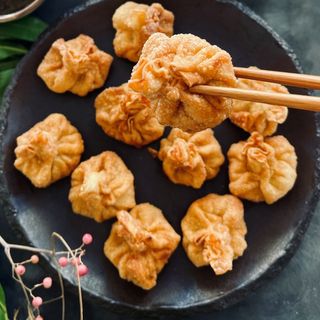 Saquitos de queso y cangrejo