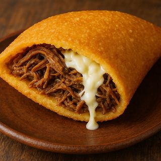 Empanada carne con queso