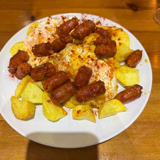 Huevos Rotos con Chistorra