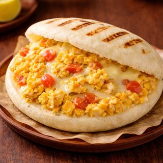 Arepa Rellena de Huevos