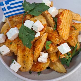 Patatas helénicas +FETA XXL