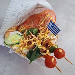 Souvlaki Griego (Brochetas al Grill)