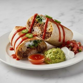 Burrito Ilegal Picante de Pulled Pork