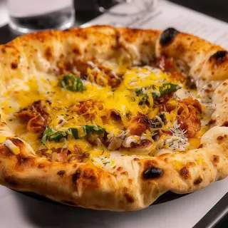 Pizza carbonara d'oro (28 cm.)