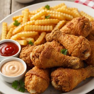 Muslitos y Alitas de Pollo (Plato)