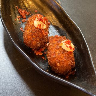 Parejitas de croquetas de jamón ibérico