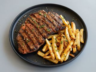 Entrecot de vacación patatas