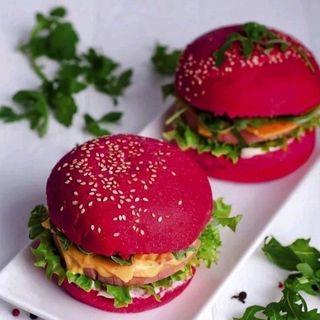 Mini hamburguesa de Pan Rojo