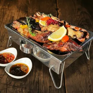 Menú parrillada x 2 con bebida