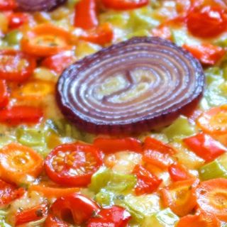 Pizza de verduras