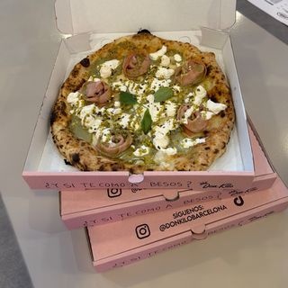 Pizza De Pistacho (Sin Salsa De Tomate) 31 Cm.