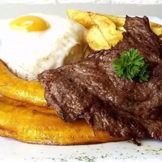 Bistec a lo Pobre