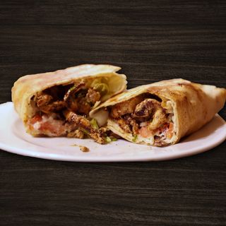 Sándwich Shawarma de pollo