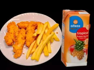 MENU TIRAS DE POLLO