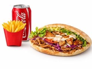 PITA DE POLLO & TERNERA