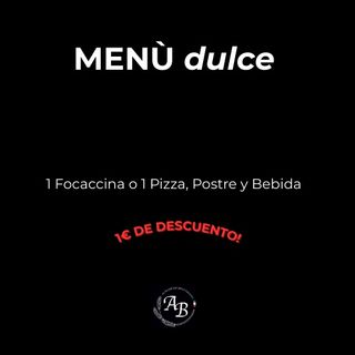 Menú Dulce