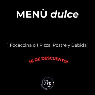 Menú Dulce